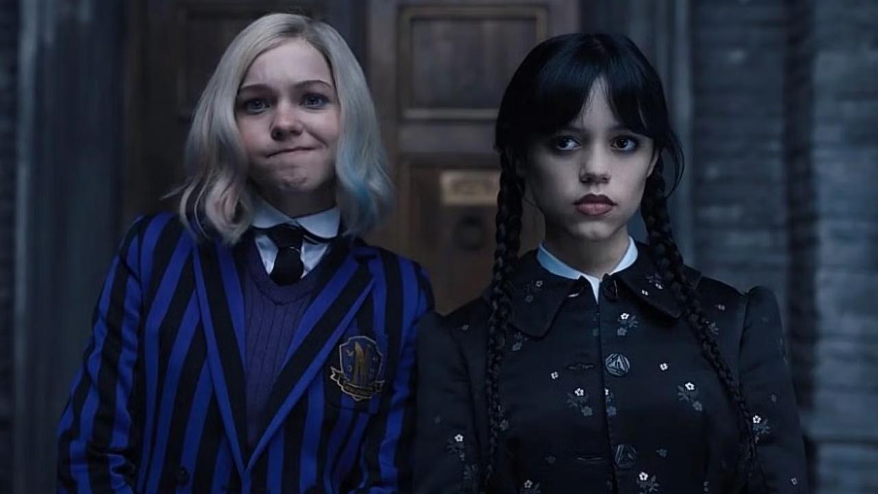 Wednesday – Friendship becomes an unexpected anchor for the dark and detached Wednesday Addams (Jenna Ortega). Her cheerful roommate Enid (Emma Myers) slowly teaches her to open up and care for others. 